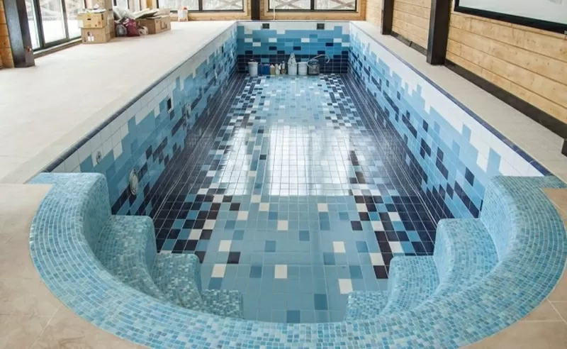  ZETOGLASS: мозаика в бассейн от изготовителя в Сочи